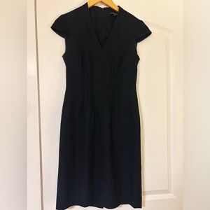 ANTONIO MELANI Classic Black Sheath Mini Dress Sz 2